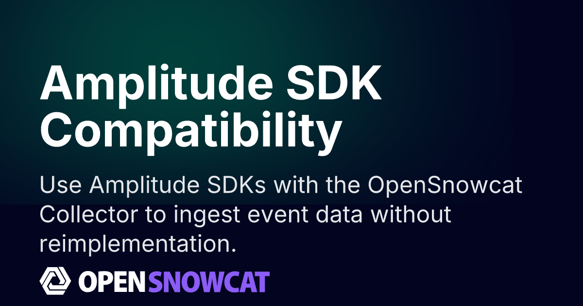 Amplitude SDK Compatibility - OpenSnowcat