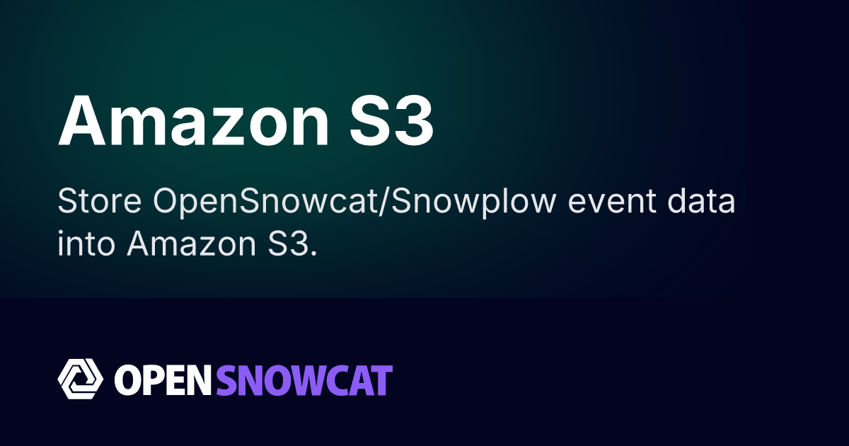 Amazon S3 - OpenSnowcat